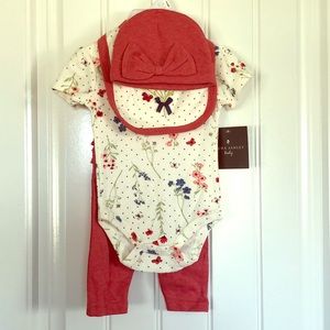 Laura Ashley Baby 4-Piece Baby Set